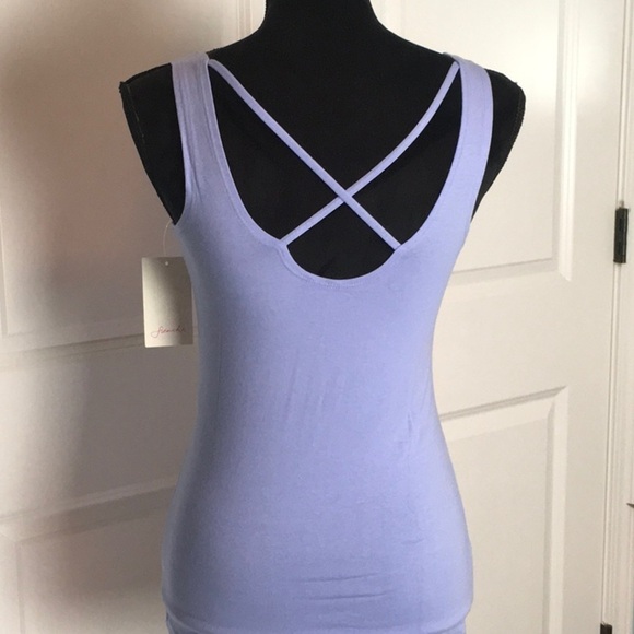 🎉 SALE FRENCHI Crisscross Tank Top - Picture 2 of 5